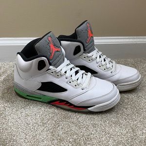 Air Jordan 5  Retro Poison Green